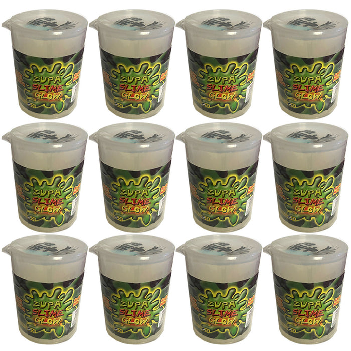 12 Pk Glow In The Dark Slime Kids Party Favor Non Toxic Noise Putty Goo Toy Gift