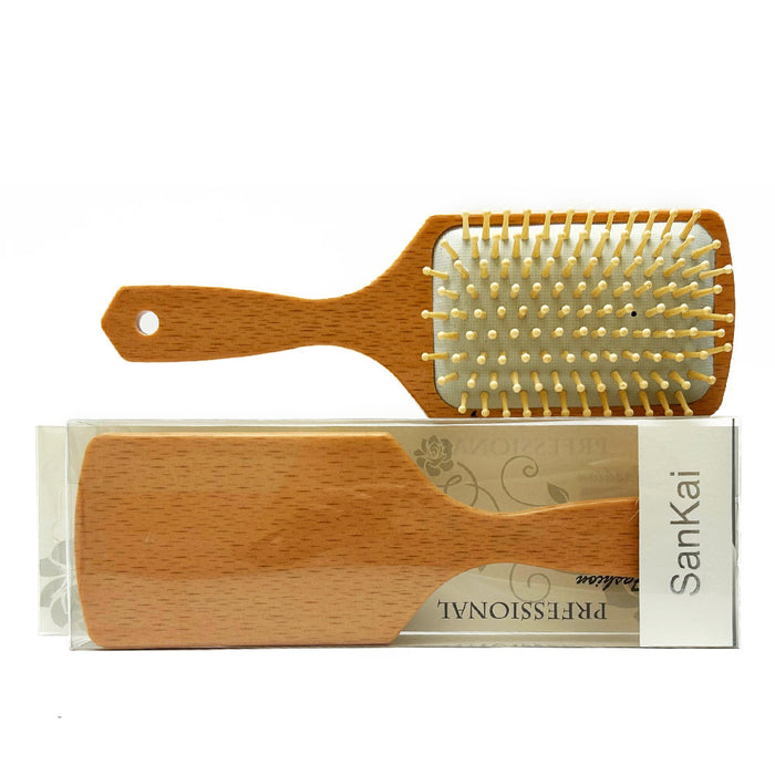 2 Paddle Hair Brushes Scalp Massaging Detangling Comb Men Women All Types 9.5"L