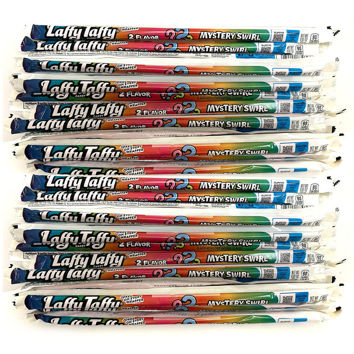 24 Pc Laffy Taffy Candy Mystery Swirl Ropes 2 Flavors Sweet Fruit Chewy Candies