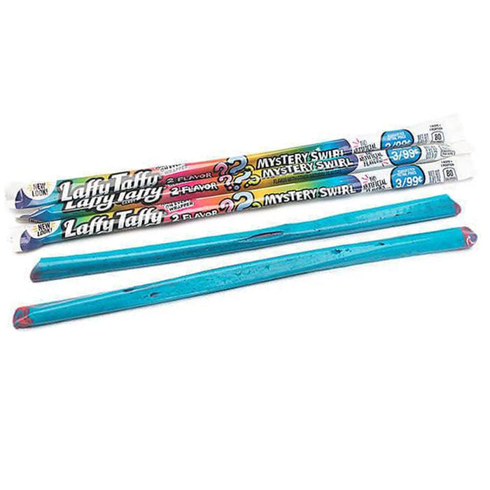 24 Pc Laffy Taffy Candy Mystery Swirl Ropes 2 Flavors Sweet Fruit Chewy Candies