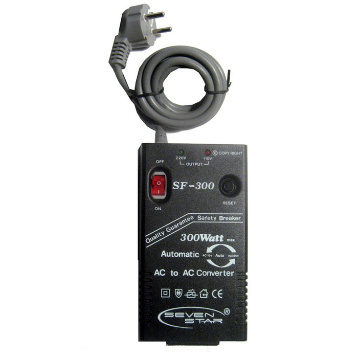 300W Automatic Transformer Adapter Plug Converter Watt Volt 110v/220v 220v/110v