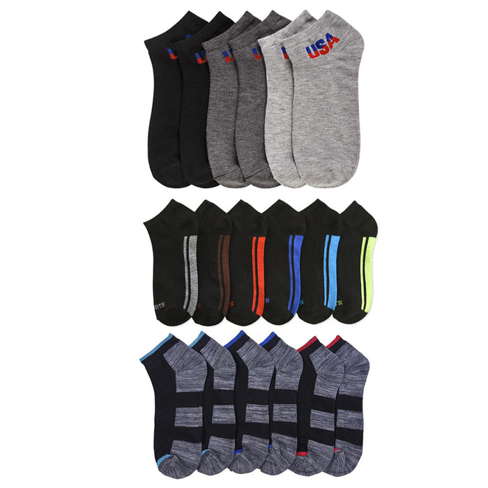 3 Pairs Ankle Quarter Crew Socks Mens Women Sport Low Cut Stretchy Size 10 -13
