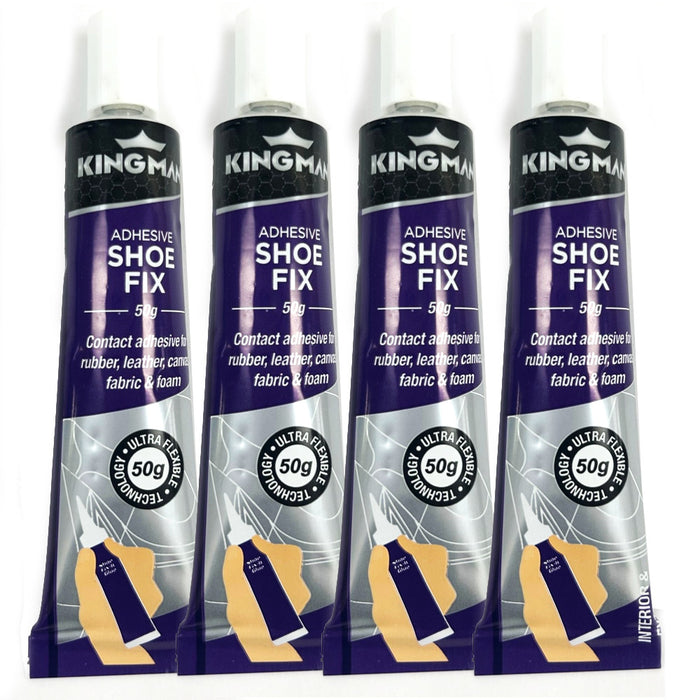 4 Pc Waterproof Shoe Repair Adhesive Glue Sole Rubber Leather Vinyl Contact Fix