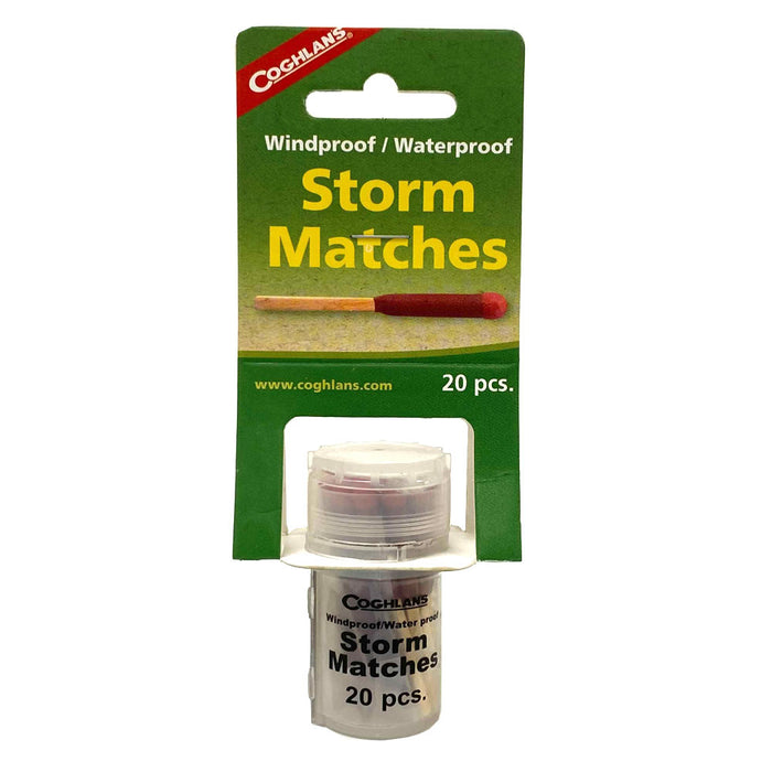 20 Pc Storm Matches Waterproof Stormproof Coghlans Windproof Survival Emergency