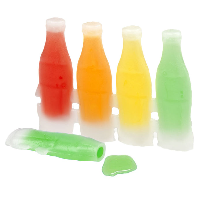 16 Wax Bottle Candy Nik-L-Nip Fruit Flavor Liquid Filled Mini Drinks Soda Candie