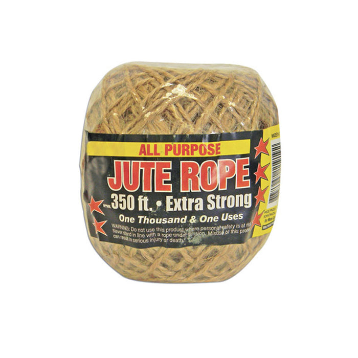 350 ft Natural Jute Twine Rope 2-Ply Twisted Cord for Crafts Bird Toys Garden Use