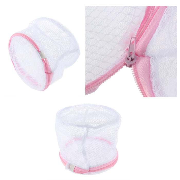 4Pc Bra Wash Bags Mesh Laundry Bags Delicate Lingerie Intimates Underwear 6.3x7"