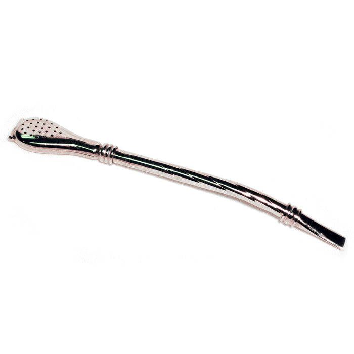 Metal Silver Yerba Mate Tea Bombilla Gourd Drinking Straw Filtered Argentina M01