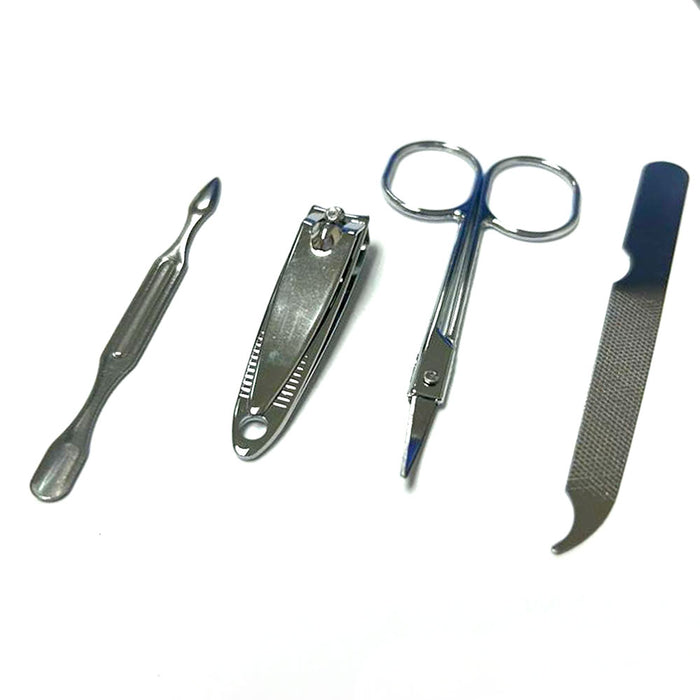 8 Pc Manicure Pedicure Nail Care Set Stainless Steel Grooming Kit Travel 2 Packs