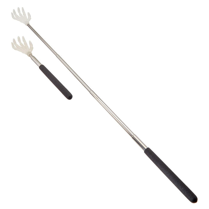 2 Pc Claw Telescopic Glow In The Dark Back Scratcher Long Reach Massager 22.5"