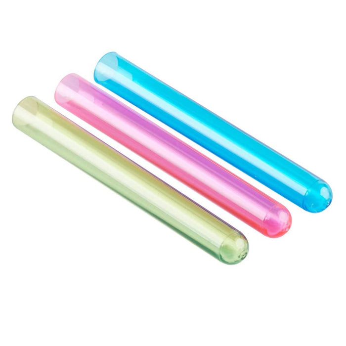 12 Pc Test Tube Shooters Neon Color Shot Glasses Party Drinks Novelty Adult Gift