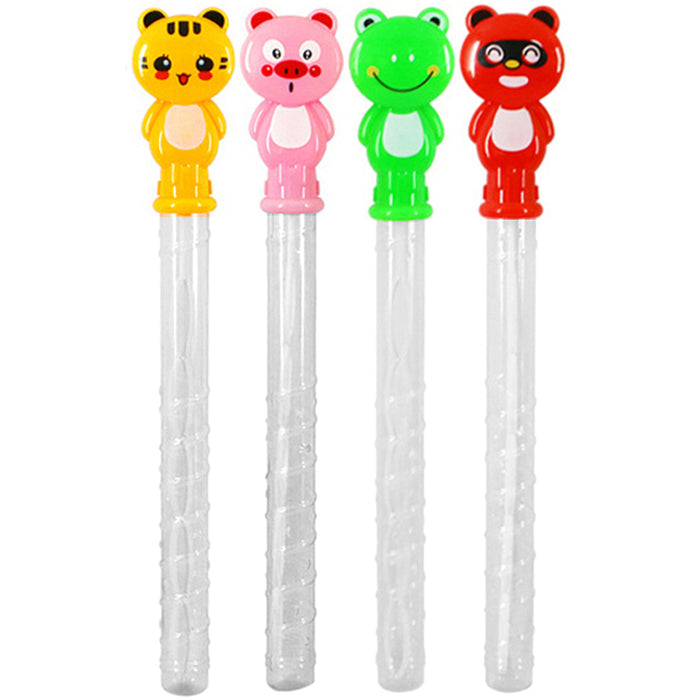 4 Pc Large Bubble Maker Wand Stick Blow Giant Soap Bubbles Solution Party Gift