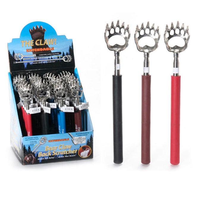Bear Claw Telescopic Back Scratcher Long Hand Instant Itch Relief Massager Soft