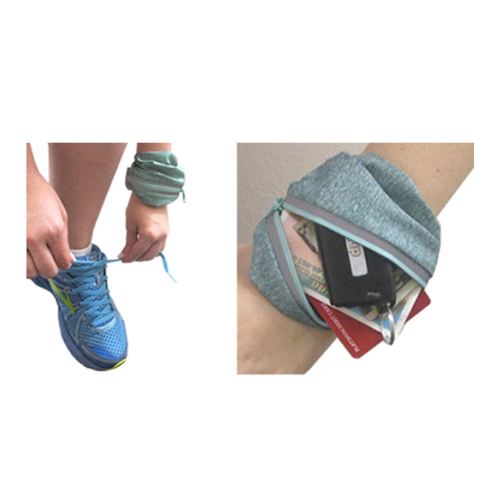 Fit Wrist Wallet Arm Pouch Band Zipper Running Travel Gym Sports Money ID Card