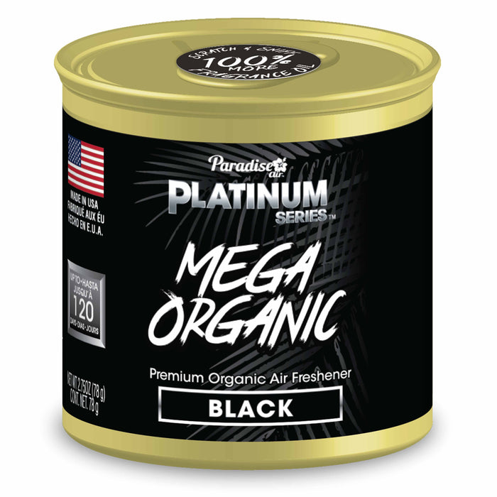 2 Paradise Mega Organic Air Freshener Fiber Can Long Lasting Aroma Scent Black