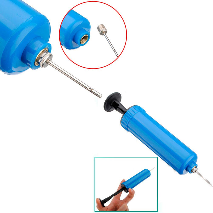 24 Air Inflator Handheld Pump Basketball Volley Ball Party Balloon Needle Soccer