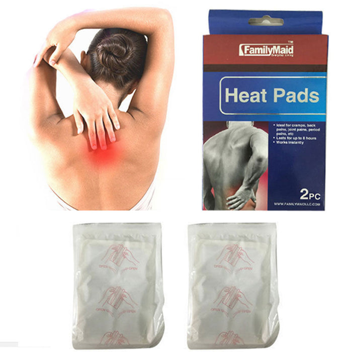 2pc Heating Heat Pad Arthritis Joint Back Neck Pain Relief Pack Air Activated