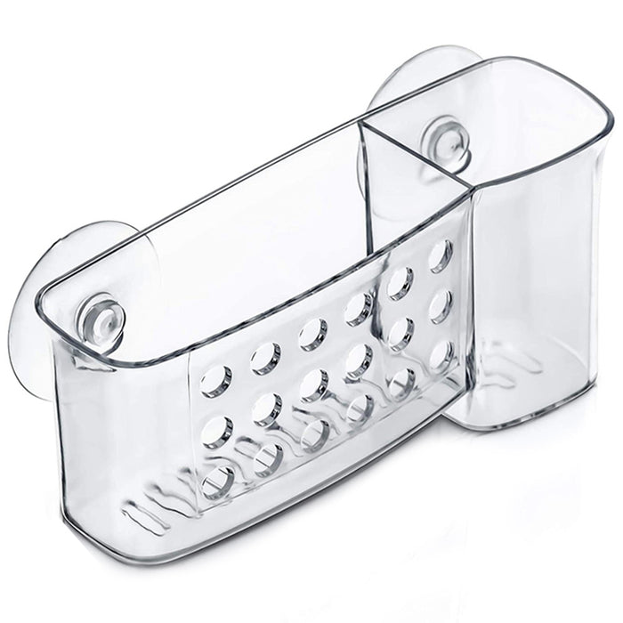 1 Bath Organizer Shower Caddy Bathroom Storage Basket Soap Holder Suction Cups