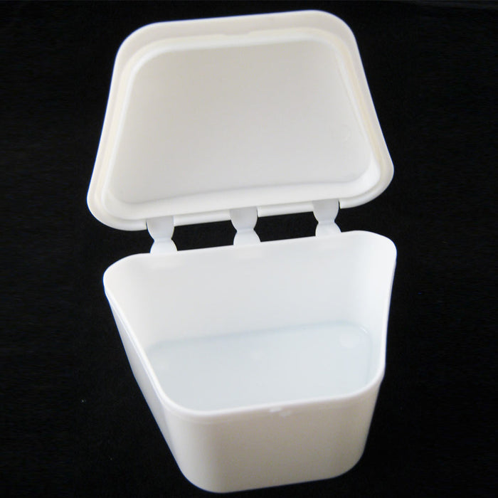 Denture Bath Brush Dental Retainer Box Orthodontic Mouth Guard Container Storage