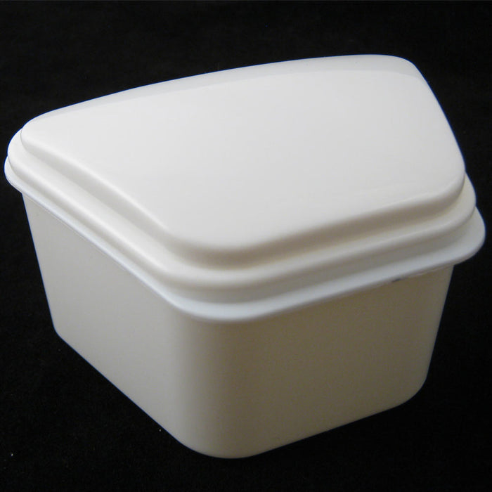 Denture Bath Brush Dental Retainer Box Orthodontic Mouth Guard Container Storage
