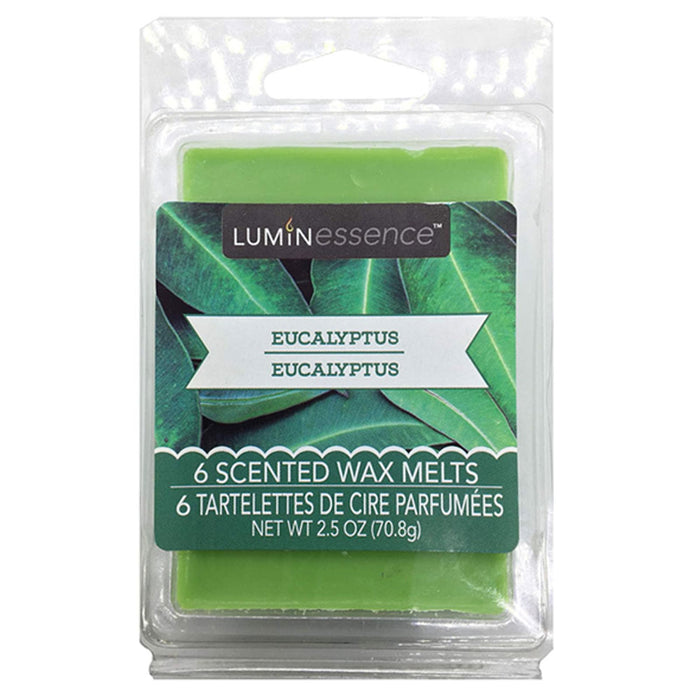 4 Pack Cube Wax Melts Tarts Eucalyptus Scented Candle Warmers Fragrance 2.46oz