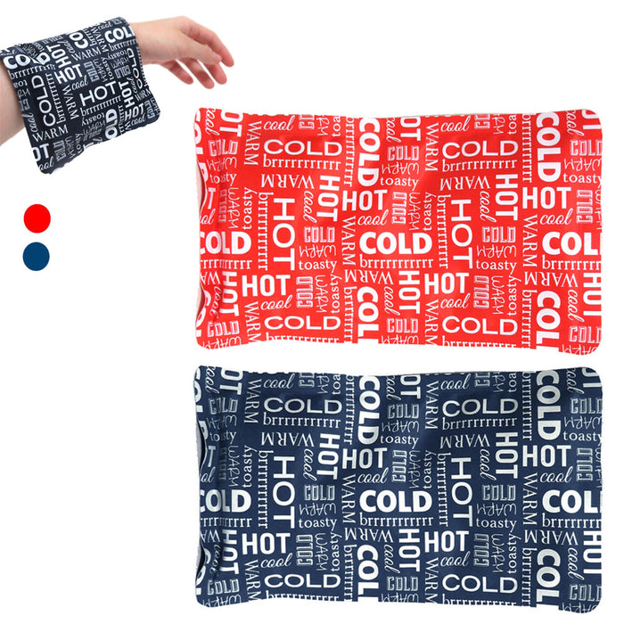 2 Pack Reusable Ice Gel Pack Hot Cold Therapy for Back Shoulder Knee Ankle Arm