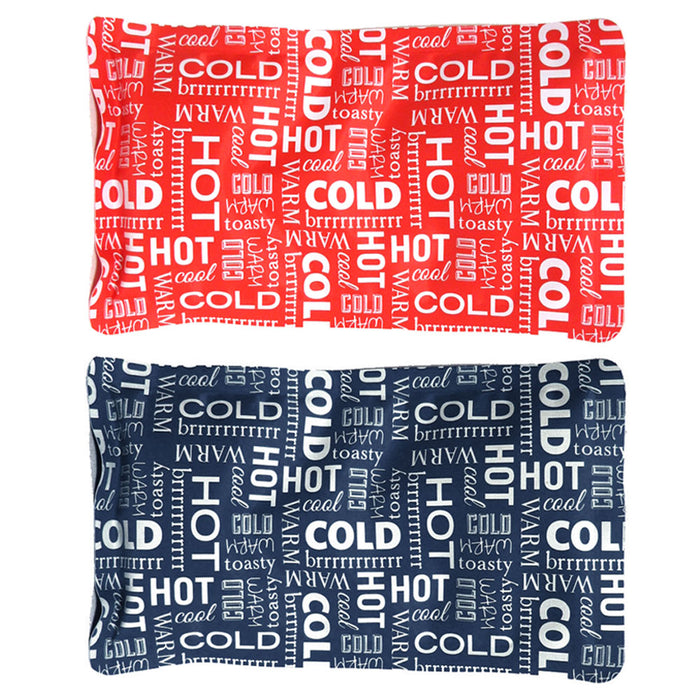 2 Pack Reusable Ice Gel Pack Hot Cold Therapy for Back Shoulder Knee Ankle Arm