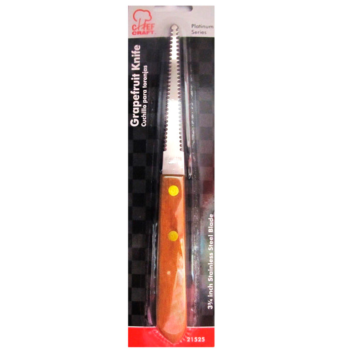 1 Stainless Steel Grapefruit Knife 3.75" Serated Edge Blade Dessert Cirtus Fruit