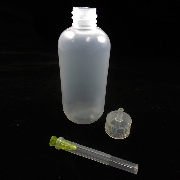 6 Needle Tip Bottle Liquid Flux Dispenser Oil Solvent Applicator Dropper 0.7 Oz