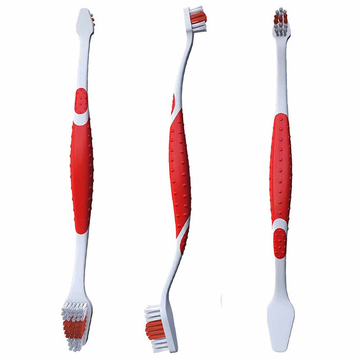 4pc Dual End Pet Toothbrush Dog Puppy Dental Grooming Dental Care Teeth Cleaning