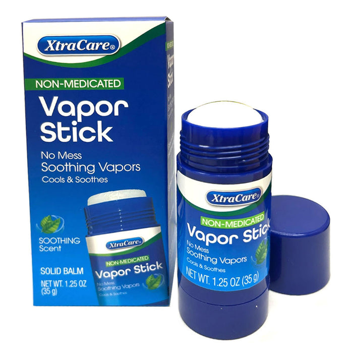 4 Pk Vapor Stick Non Medicated Inhale Sinus Relief Throat Sooth Refreshing 35g