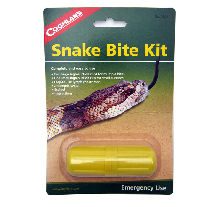 Coghlans Emergency Snake Bite Kit Camping Hiking Survival Aid Disaster Bug Out