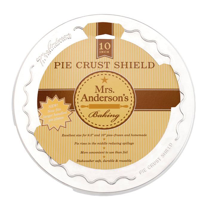 Andersons Aluminum Baking Pie Crust Shield Reusable 10" Frozen Round Pie Pizza