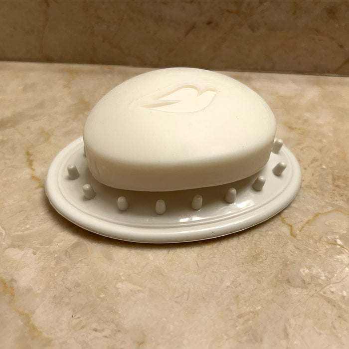 4pk Plastic Soap Saver Holder Tray Bathroom Counter Shower Kitchen 4 3/8"x3 1/8"