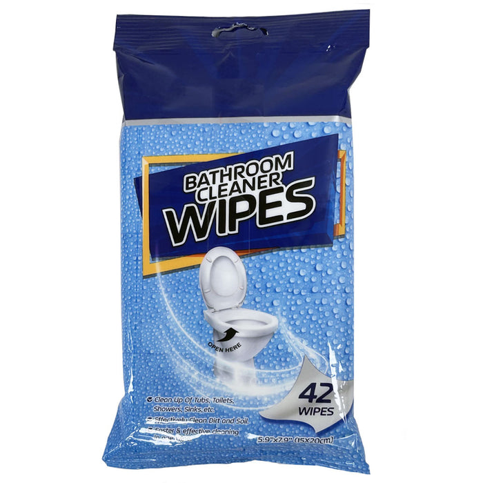 168ct Cleaning Wipes Toilet Seat Clean Bathroom Surfaces Bleach Free 5.9"X7.9"