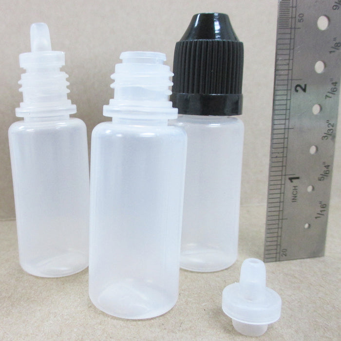 10 Pc Empty Plastic Squeezable Dropper Bottles Tip 10ml Eye Liquid Dropper LDPE