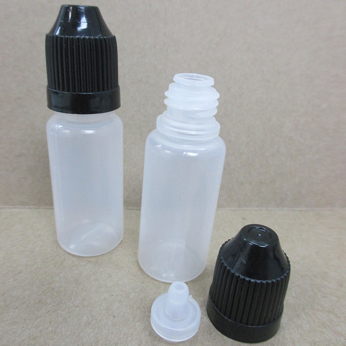 10 Pc Empty Plastic Squeezable Dropper Bottles Tip 10ml Eye Liquid Dropper LDPE