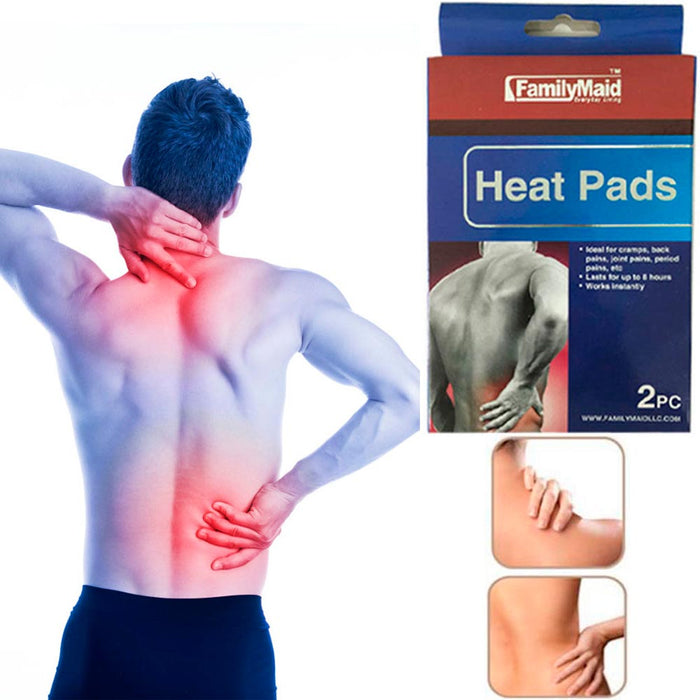 10 Heat Pads Pain Relief Therapy Press Hot Pack Wrap Air Activated Neck Shoulder