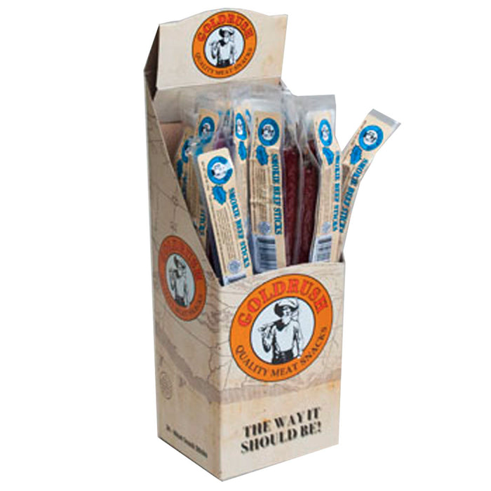 12ct Jerky Snack Sticks Smoked Beef Teriyaki Flavors Meat Hunting Camping Hiking