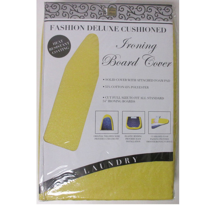 1 Premium 54” Ironing Board Cover Pad Heat Scorch Resistant Cotton Universal Fit