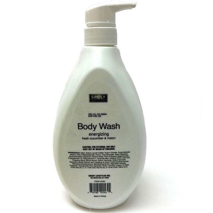 2 Moisturizing Body Wash Shower Gel Fresh Cucumber Melon Soap Skin Cleanser 34oz