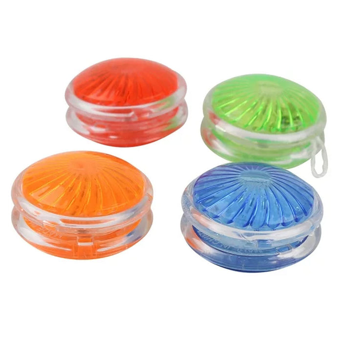 2 Pc Yo-Yo Light Up Yoyo Party Favor Glowing Classic Toy Children Games Kid Gift