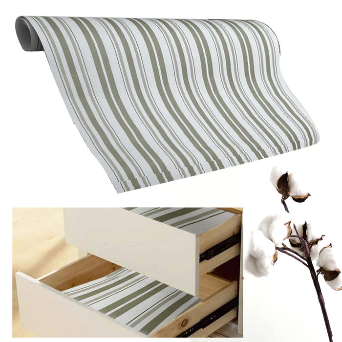 8 Sheets Clean Cotton Scented Drawer Liners Shelf Paper Cover Decor 18" X 24"