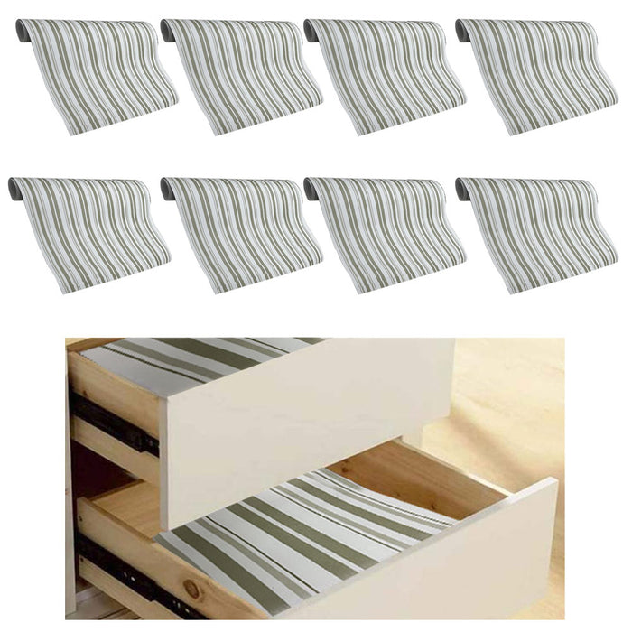 8 Sheets Clean Cotton Scented Drawer Liners Shelf Paper Cover Decor 18" X 24"