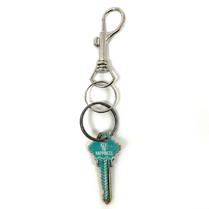 Jumbo Snap Clip Keychain Ring Silver 2pcs Swivel Round Eye Lobster Clasp Hook