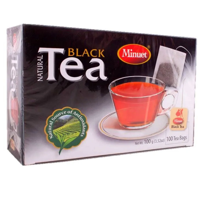 100 Ct Black Tea Bags 100% Natural Pure Flavor Diet Weight Loss Iced Hot Drink