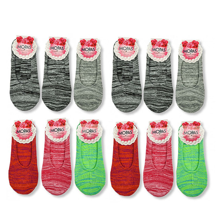 12 Pairs Womens Foot Covers No Show Socks Boat Loafer Soft Low Cut Liners