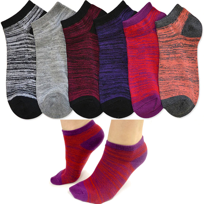 24 Pairs Womens Athletic Socks Sports Low Cut  Ankle Classic Running Casual 9-11