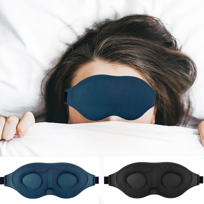 1 Eye Sleep Mask Side Sleeper Light Blocking 3D Night Blindfold Unisex Eye Cover