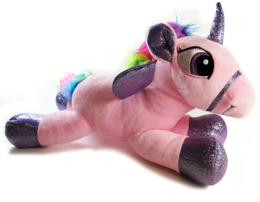 Cozy Unicorn Plush Pillow Stuffed Animal Bedtime Toy Cute Soft Kids Squeeze Gift